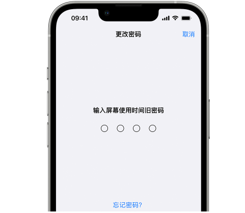 大通iPhone屏幕维修分享iPhone屏幕使用时间密码忘记了怎么办 