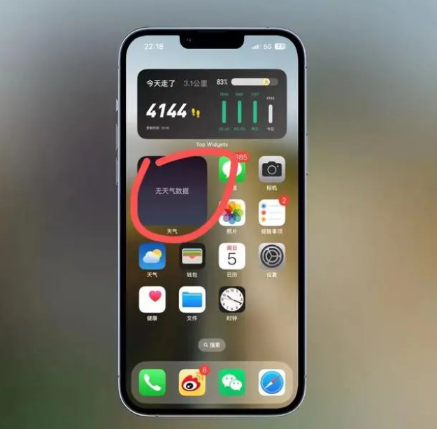 大通苹果手机维修分享:iOS16主屏幕天气小组件无法正常工作怎么办？ 