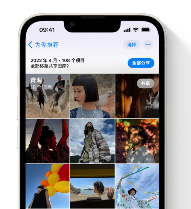 大通苹果维修网点分享在 iPhone 上使用共享图库 